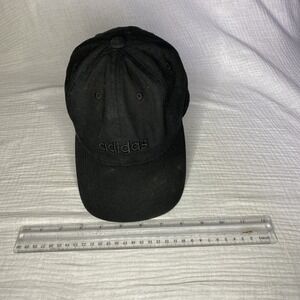 Adidas Aeroready All Black Hat Cap Flex Fit Small / Medium
